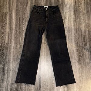 Abercrombie & Fitch High Rise Black Jeans